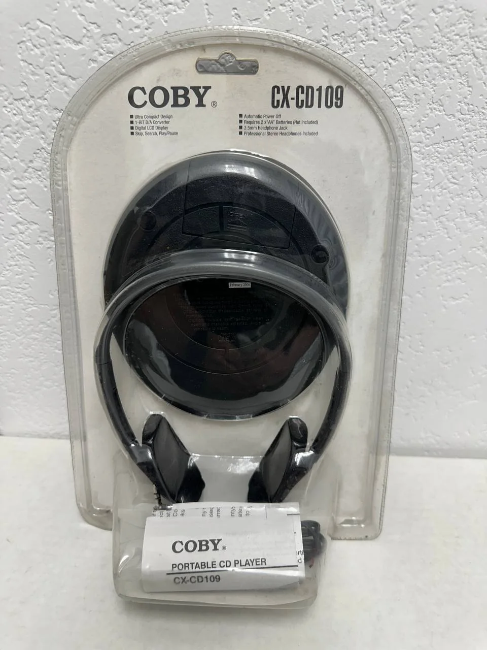 Coby CX-CD109 Personal CD Player - Complete in Box